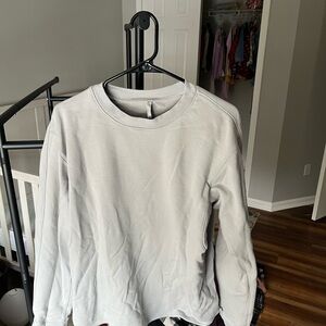 lululemon athletica Gray Crewneck Sweater